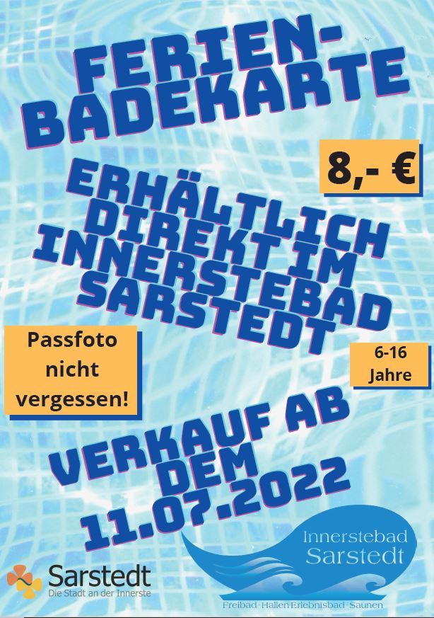 Klecks - Badekarte Plakat 2022